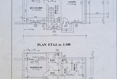 Casă cu 4 camere cu Teren 450 Mp în Goranu