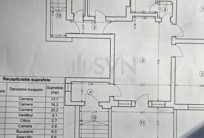 Apartament cu 3 camere semidecomandat în Aviatorilor - 9