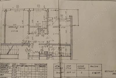 Apartament 2 camere, Tomis nord, 58m - 1