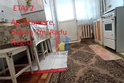 SPATIOS 57 mp! 2 camere, etaj 2, balcon 7 m, Radu Negru - 4