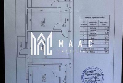 Apartament 3 camere | Bucatarie Separata | Balcon închis | Cedonia - 13