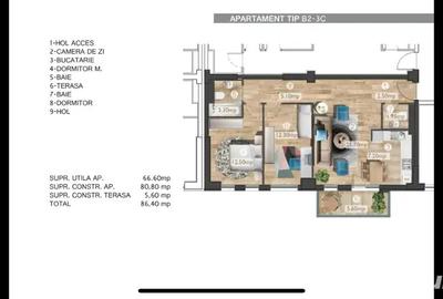 Vand Apartament 3 Camere | Belvedere Residences Vand Apartament 3 Camere | Belvedere Residences - 2