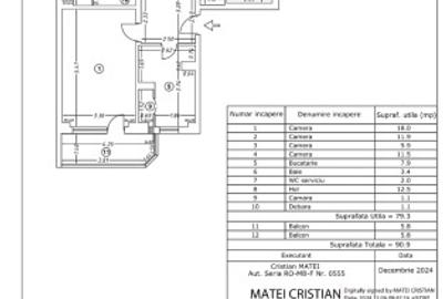 APARTAMENT 4 CAMERE-RAHOVS-TEIUS-SOSEAUA ALEXANDRIEI-2 BAI-2 BALCOANE - 5