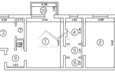 Apartament 2 camere semidecomandat Podu Ros - 3