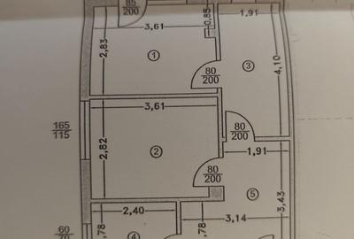 Apartament cu 2 camere semidecomandat în Central - 7