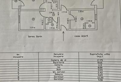 Apartament cu 3 camere decomandat în Central - 1