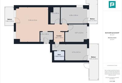 Apartament cu 4 camere decomandat în Pipera Apartament cu 4 camere decomandat în Pipera - 3