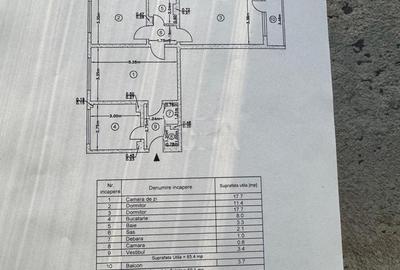 Apartament cu 3 camere semidecomandat în Tineretului - 14