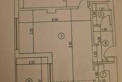 Apartament cu 2 camere semidecomandat în Băneasa - 1