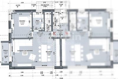 Apartament 3 camere | 91mp | Gradina 143mp | Europa | Eugen Ionesco - 2