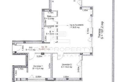 Penthouse 3 camere cu terasă panoramică - Sibiu, zona Turnișor - 8