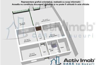 Casă individuală cu 3 camere cu Teren 274 Mp în Est - 18