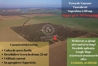 Teren Construcții intravilan de 1118 mp, în Periș - 2