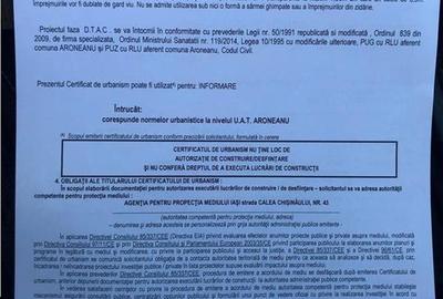 Teren intravilan de 652 mp, în Aroneanu - 15