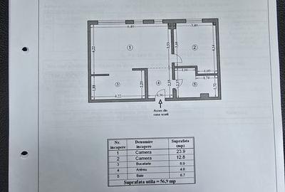 Apartament cu 2 camere decomandat în Gara