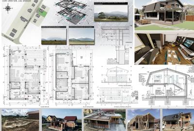 Casă nouă P+M, 747 mp teren . Priveliște spectaculoasă către munți - 5