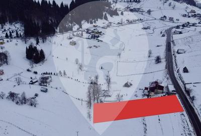 Fundatica - Teren cu priveliste panoramica si acces din DN - 3