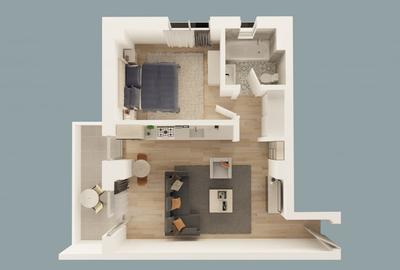 Apartament 2 camere in Mioveni | Bloc Nou | Comision 0% - 4