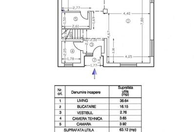Casă cu 4 camere în Central - 15