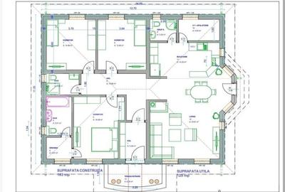 Casa 129mp utili, 500 mp, incalzire in pardoseala, Sanpetru - 5