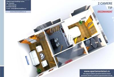 Apartament cu 2 camere decomandat în Tătărași - 1