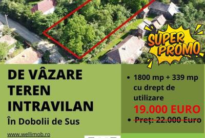 Teren Construcții intravilan de 1800 mp, în Boroșneu Mare