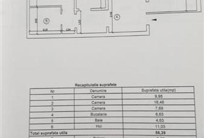 Apartament cu 3 camere decomandat în Aeroport - 2