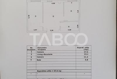 Apartament 3 camere 57 mp utili constructie noua 2025 - 2