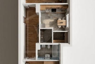 Apartament cu 2 camere decomandat în Între Lacuri - 7