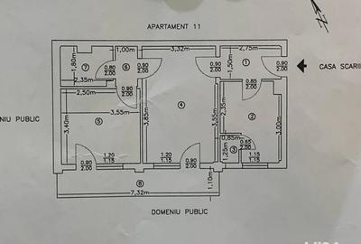 Apartament cu 2 camere semidecomandat în Central - 3