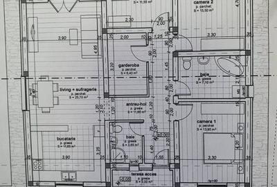 Casă la cheie pe 1 nivel 4 camere 2 băi,145 mp,500 mp teren - 7