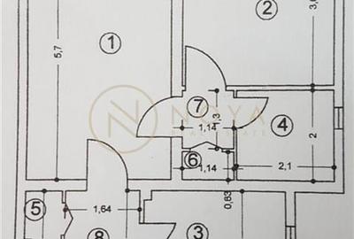 Apartament cu 2 camere in zona Sebastian Vulcan 13 Septembrie - 16