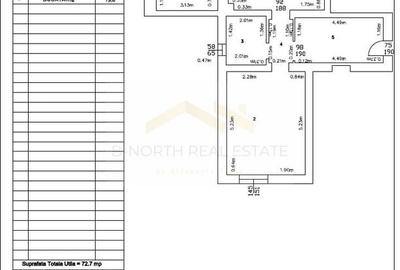 Apartament 2 camere 72.7 mp utili Corbeanca - 2