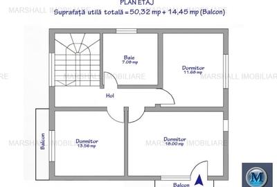 Vila cu 4 camere de vanzare in Paulesti, 100.00 mp #16397 - 8
