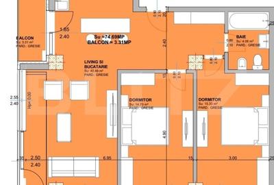 Apartamente cu 2-3 camere, bloc nou, RATE, zona Centrala - 6