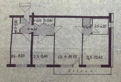 Piata Gorjului, Metrou, 3 camere, 2 bai, monolit 1984, 76m, Militari - 5