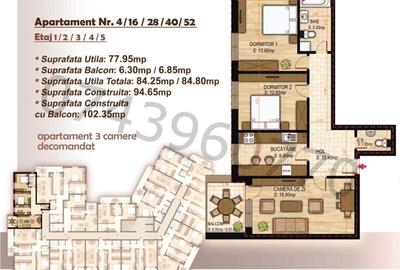 Apartament 3 camere, paza, 2 locuri parcare @Timpuri Noi Minulescu 39 Residence - 16