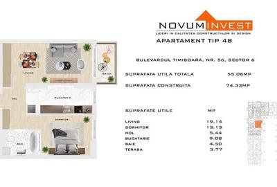 Apartament cu 2 camere decomandat în Timișoara - 2