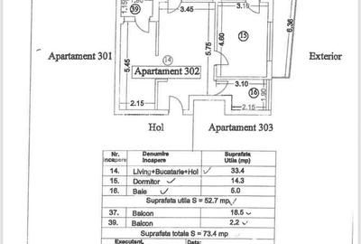 Apartament cu 2 camere în Nord - 13