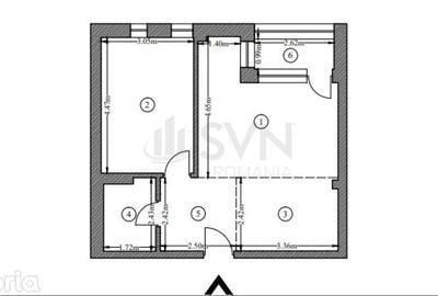 Apartament cu 2 camere semidecomandat în Vitan - 1