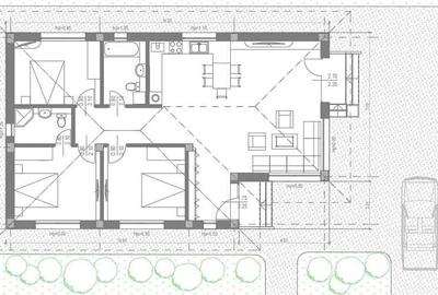 Casă cu 4 camere în Păulești - 4