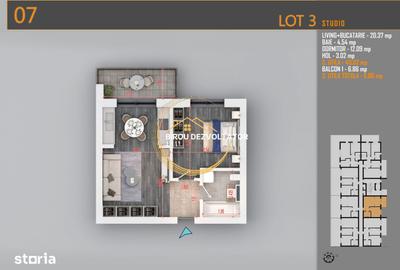 Apartament cu 2 camere în Theodor Pallady