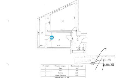 Apartament cu 2 camere în Ciric - 1