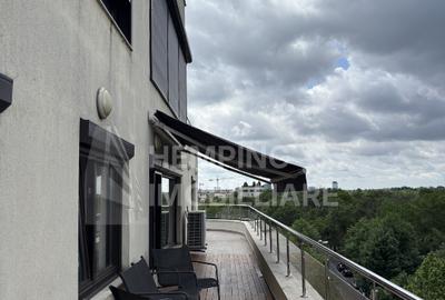Apartament cu 4 camere semidecomandat, mobilat în Herăstrău
