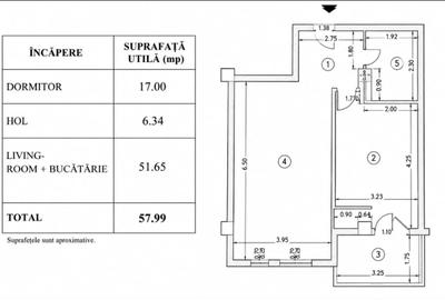 Apartament cu 2 camere în Dobroești