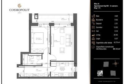Apartament cu 2 camere decomandat, mobilat în Răcădău - 2