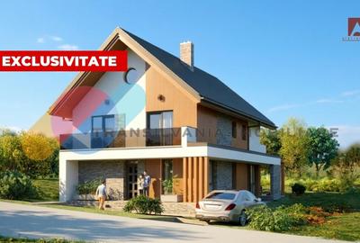 Casă individuală cu 4 camere cu Canalizare în Chinteni