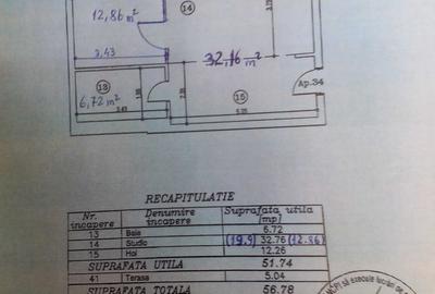 Apartament cu 2 camere semidecomandat în Sud - 1