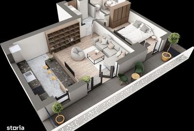 Apartament cu 2 camere în Galata - 1