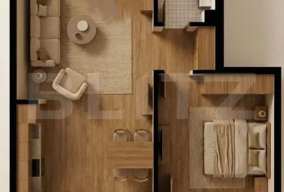 Apartament cu 2 camere decomandat în Burdujeni